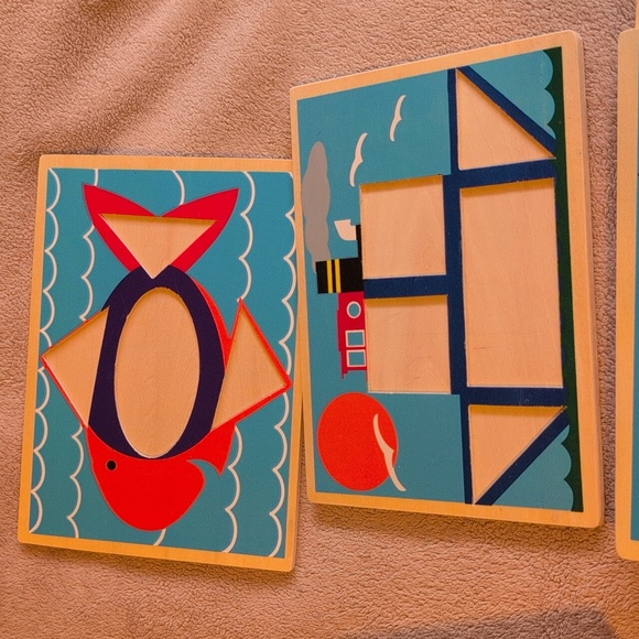 Box#4 🔥 5 For $35 🔥 Colorful Wooden Puzzle Set for Kids - Picture 4 of 9